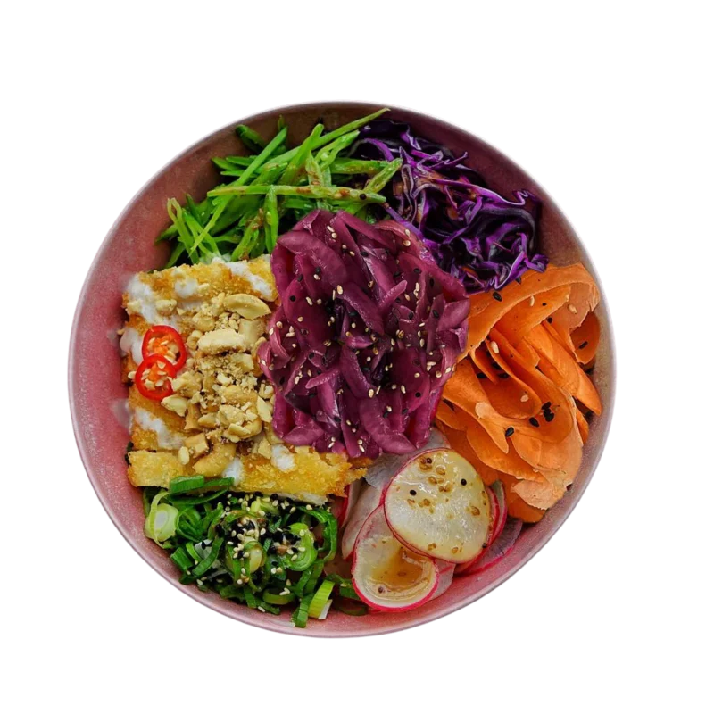Poke Bowl – Tempura Kylling