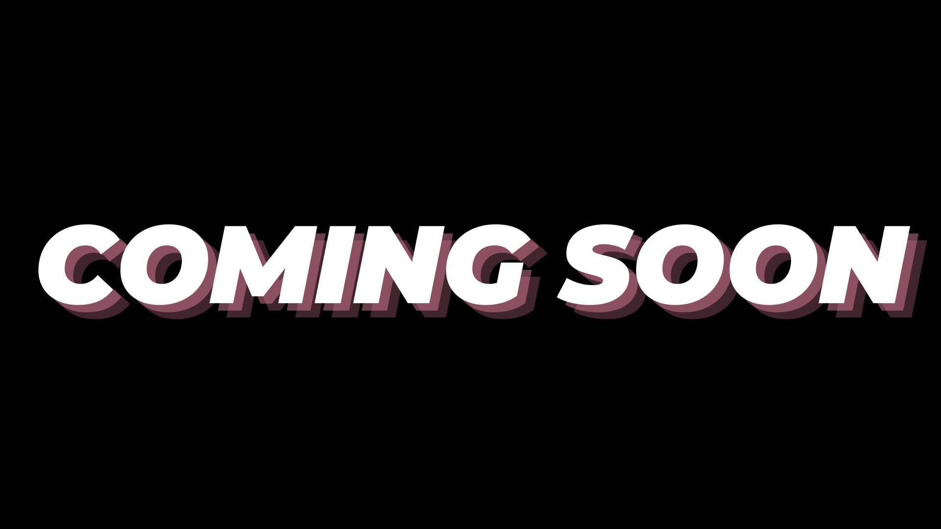 Coming soon Kommer snart