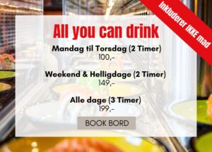 all you can drink menu Oriental Barbecue House
