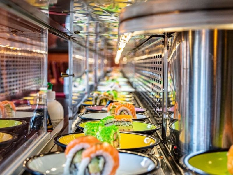 Running sushimed buffet i Odense